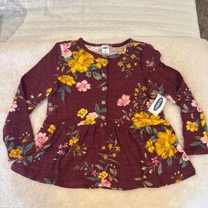 Little Girl Peplum Top